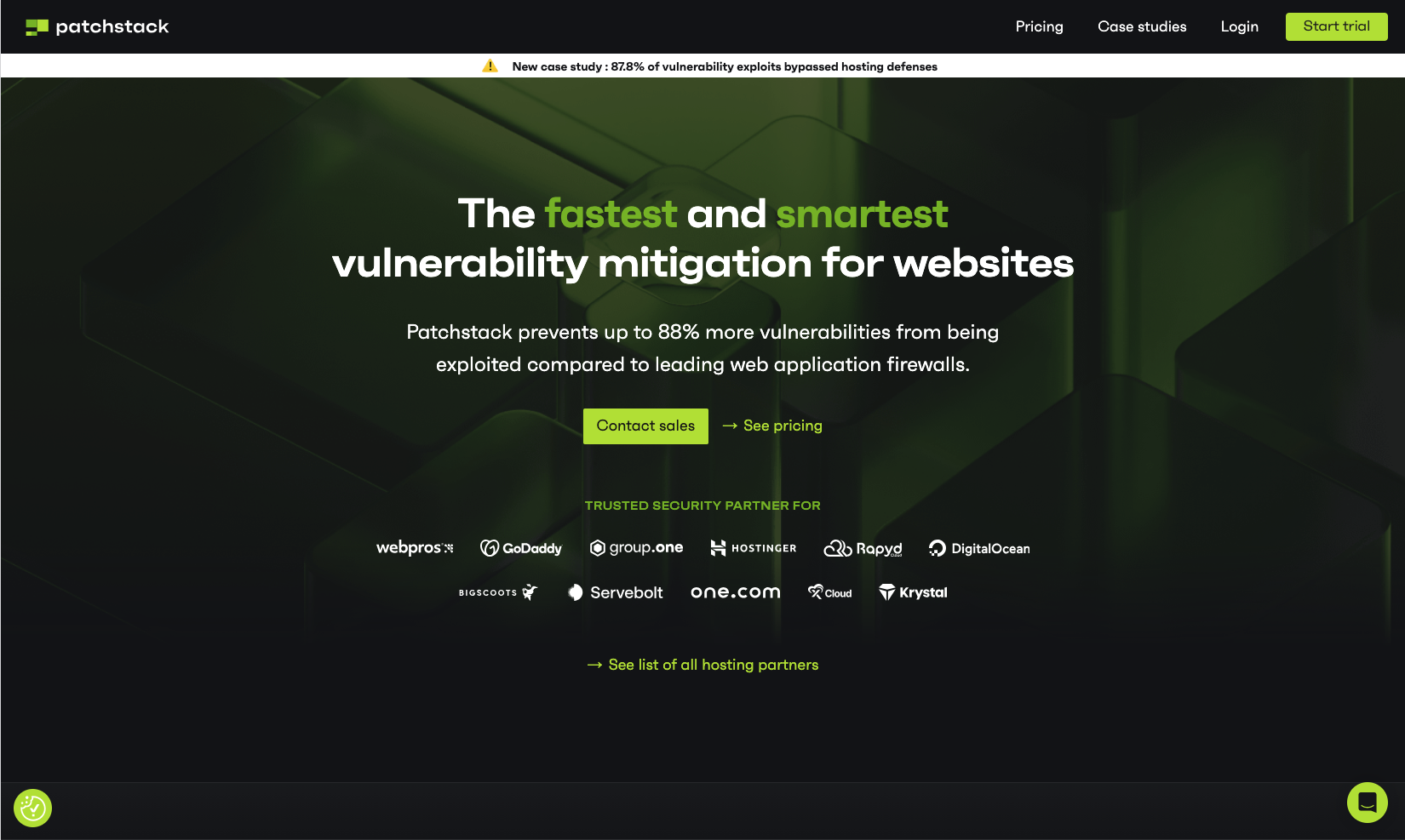 Patchstack hero image